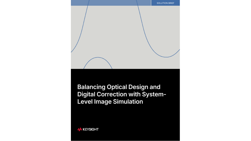 Balancing Optical Design and Digital Correction with System-Level Image Simulation